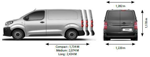 Dimensions Toyota Proace 2016