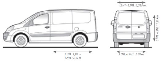 Quelle est la dimension utile du Peugeot Expert ?